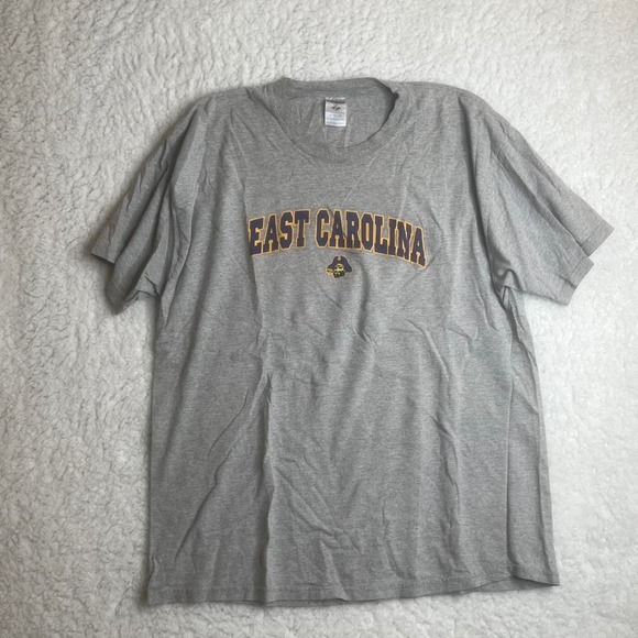 Vintage east Carolina grey tshirt collegiate 90s ecu - Picture 1 of 6